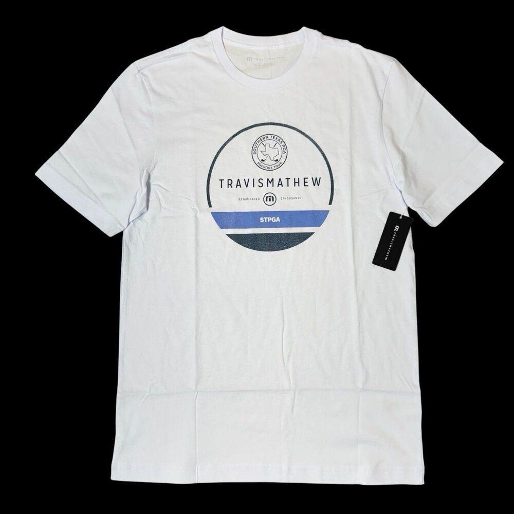 Travis Mathew Golf Crewneck T-Shirt Small Southern Texas PGA Prestige Tour STPGA